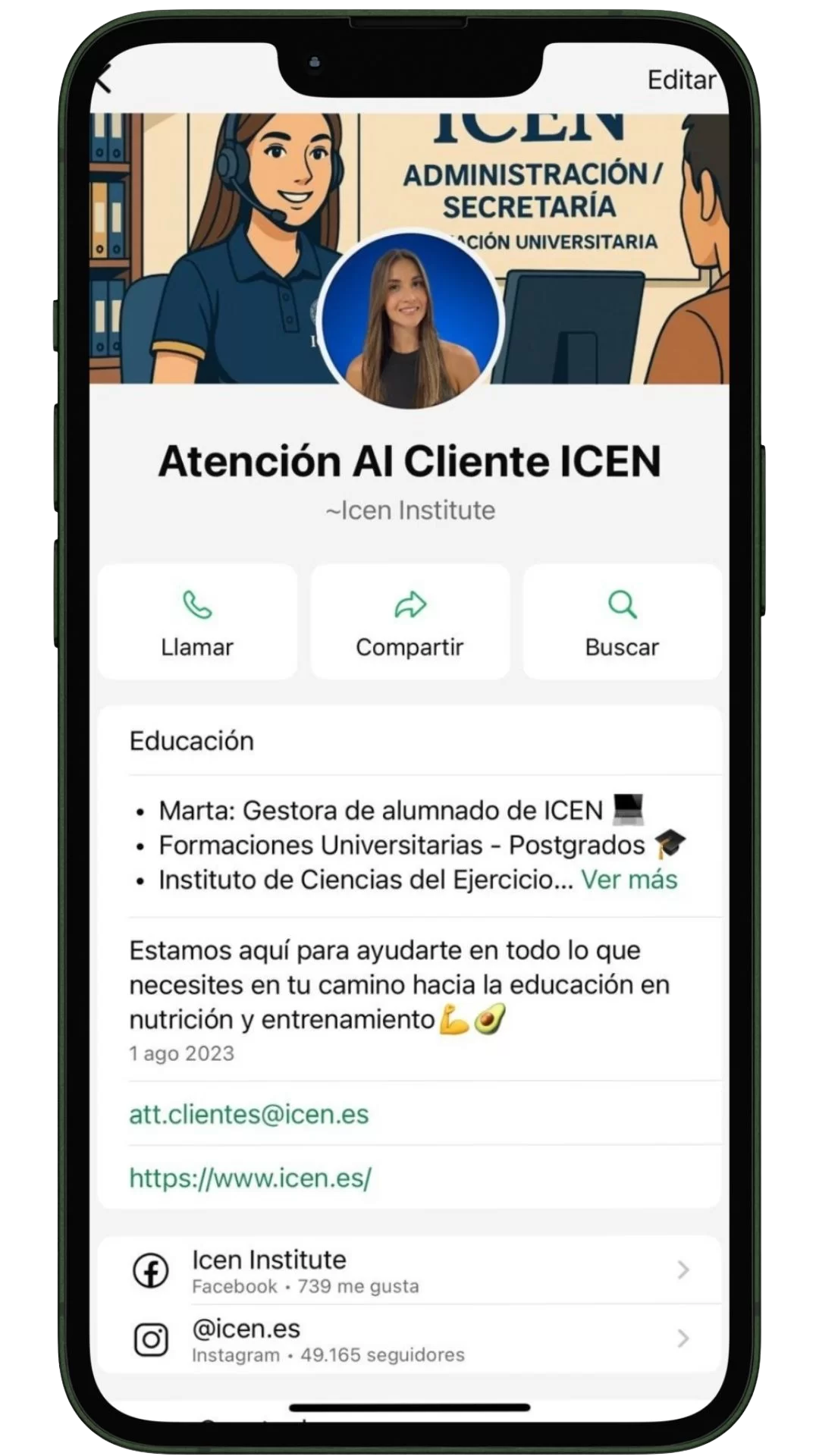 Chatea por WhatsApp
